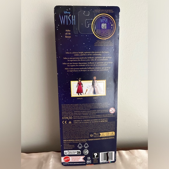 Disney Wish - Asha Of Rosas Posable Fashion Doll Brand New Sealed - Picture 4 of 4